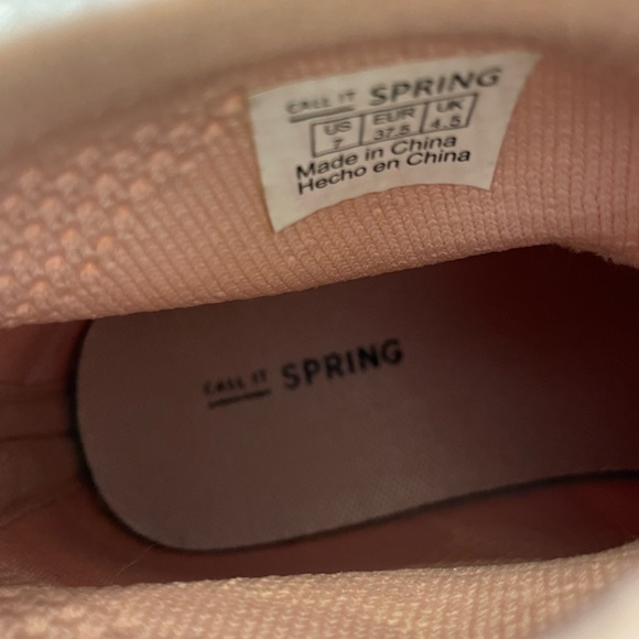 Call it Spring pink high cut sneakers - Picture 5 of 6
